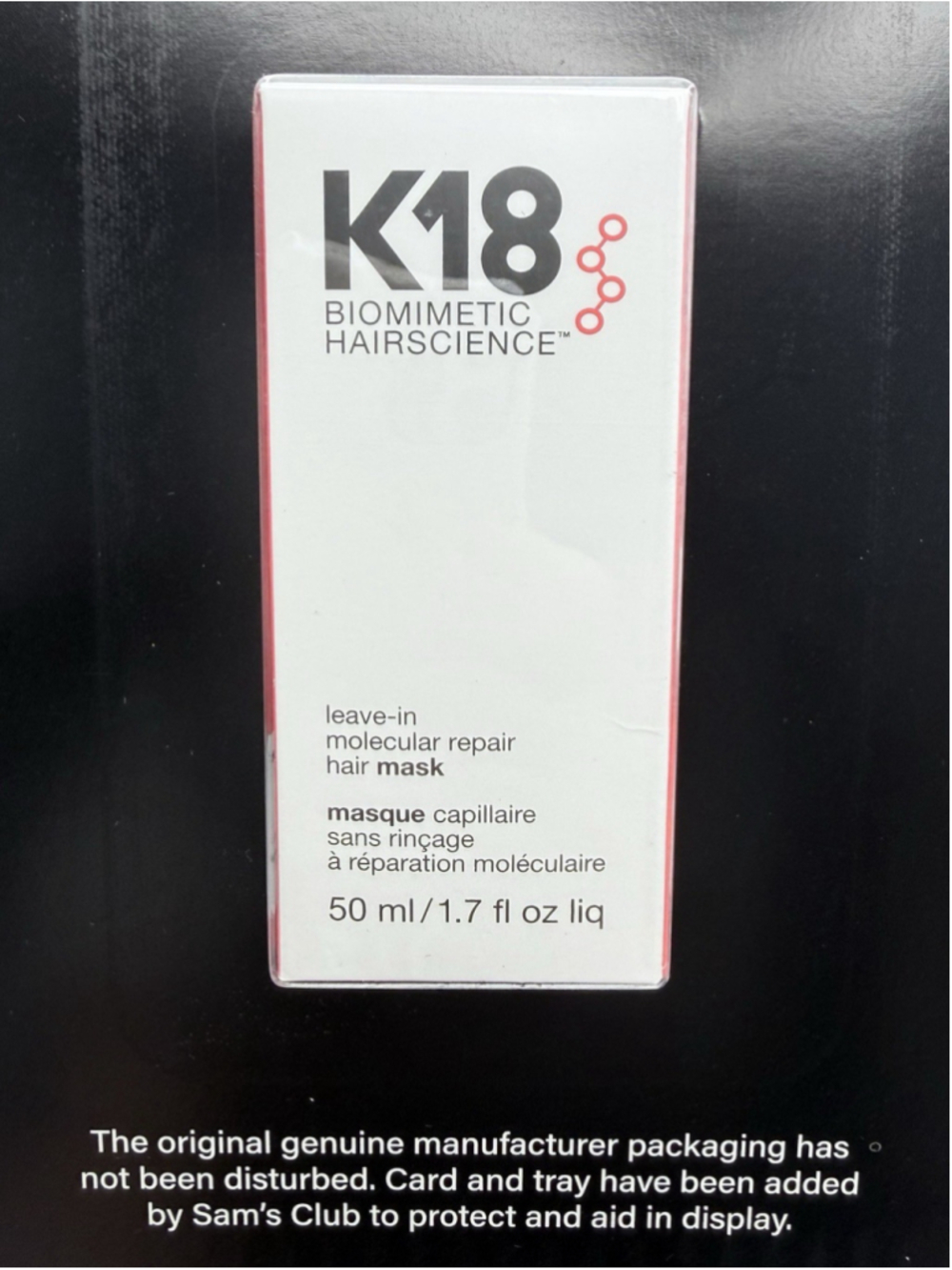 K18 Molecular Hair Mask, Brand New 50 ml